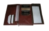 Real leather 3 Fold Genuine Leather Travel Wallet