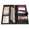 Real leather Bifold Imitation leather travel wallet