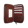 Real leather Passport and credit card Travel wallet