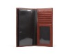 Real leather cheque book Travel wallet