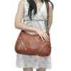 Real leather handbag 909083