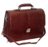 Real leather laptop bag