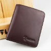 Real leather wallet for men