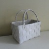 Rectangular woven shopping bag pe