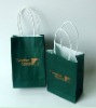 Recycle Good-quality White Kraft Paper Handle Bag