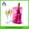 Recycle bottle pvc wine bag with printing
