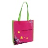 Recycled R-PET stitch bonded fabric shopping bag