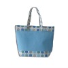 Recycled R-PET stitch bonded fabric shopping bag