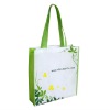 Recycled R-PET stitch bonded fabric shopping bag