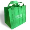 Recycled nonwoven promotional bag