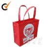 Recycled nonwoven shopping bag