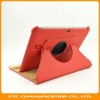 Red 360 degree Rotary PU Leather Case Cover with Stand for samsung galaxy tab 8.9 P7300/P7310, Rotatable with Folding Case, OEM