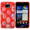 Red Apple Pattern Silicone Case for Samsung i9100 Galaxy S2