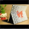 Red Bow / Zebra Skin Leather Case for iPad2   P-IPAD2CASE076