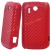 Red Carbon Fiber Hard Case Cover Shell For HTC Explorer A310e