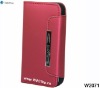 Red Color Matte Finished High Quality PU Leather Wallet for iPhone 4 4S.Different Colors
