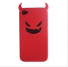 Red Devil Style Silicone Case for iPhone4