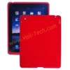 Red Elegant Design Silicone Skin Case Cover for iPad2