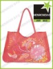Red Flower Sequin summer beach bag