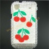 Red Fruit Design Diamond Hard Shell Case Sueface for Samsung Galaxy S i9000