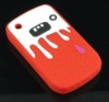 Red Halloween Devil Soft Silicone Case For Backberry 8520