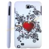 Red Heart Hard Protect Shell Skin For Samsung Galaxy Note i9220