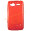 Red Hexagon TPU Shell Cover Case For HTC Radar C110e