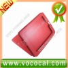 Red Leather Case Cover with Kickstand for Apple iPad