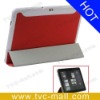 Red Leather Smart Cover for Samsung Galaxy Tab 10.1 P7510