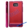 Red New Aluminium Back with Electroplated Frame Hard Case for Samsung Galaxy S2 i9100