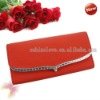 Red New Fashion Women Long Clutch Wallet/Purse With Button