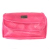 Red PU cosmetic bag