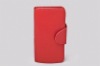 Red PU wallet for ladies