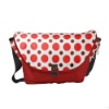 Red Polka Dots Messenger Bag