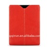 Red Pu simple  Leather sleeve case  cover for  iPad 2