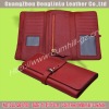 Red Real Leather Lady Wallet