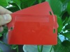 Red Rubber PVC Luggage Tags