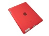 Red Rubberized Matte Hard Cover Case for IPad 2 in 10 colors option