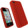 Red Silicone Case Cover For iPhone 4 Silicone Case
