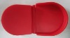 Red Silicone Coin Purse, Key Bag, Key Pouch