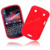 Red Silicone Cover Shell Skin for Blackberry Bold 9900