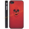 Red Skull And Cross Hard Case Protect Cover For iPhone 4 4S