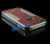 Red Steel Aluminum Accessory for Apple iPhone4 4S 4G