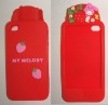 Red Strawberry Silicone Mobile Phone Case