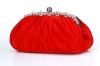 Red Wedding Clutch Pursewith Rhinestone