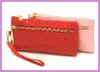 Red abd Pink ladies handbag and wallet