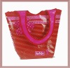 Red basket pp woven bag