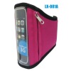 Red beautiful protect mobile phone case armband for sports