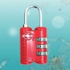 Red color TSA lock