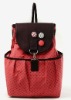 Red cotton backpacks